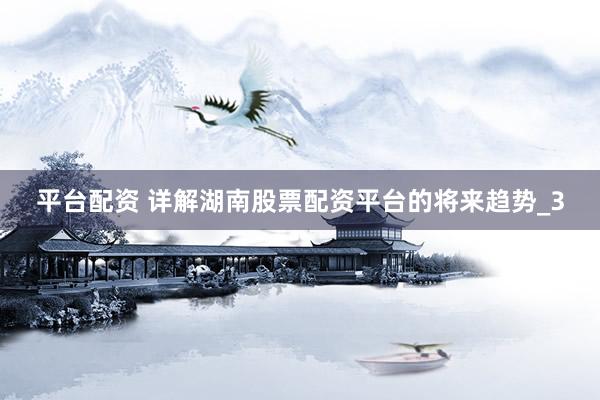 平台配资 详解湖南股票配资平台的将来趋势_3