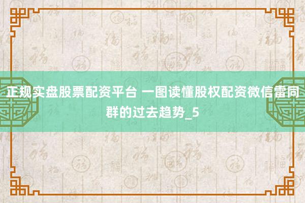 正规实盘股票配资平台 一图读懂股权配资微信雷同群的过去趋势_5